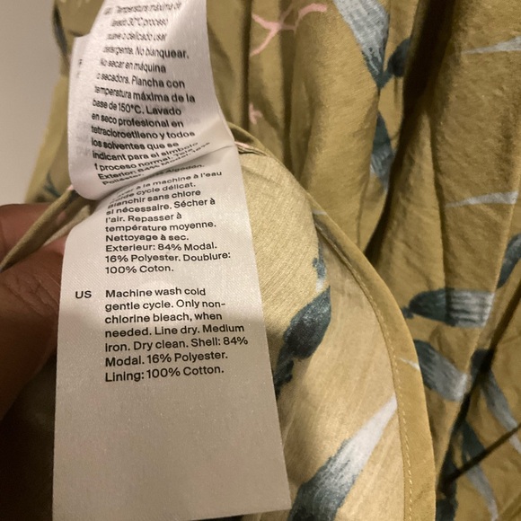 COS Sage Green Floral Maxi Dress - Picture 5 of 5